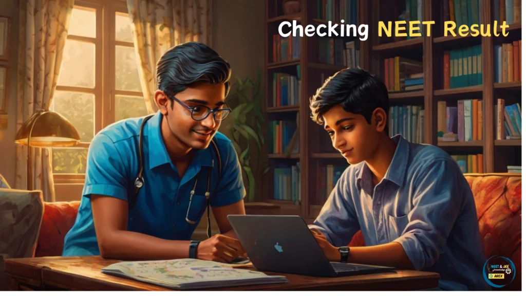 Checking NEET results