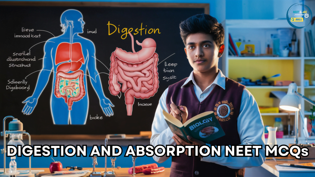 DIGESTION AND ABSORPTION MCQ FOR NEET BIOLOGY